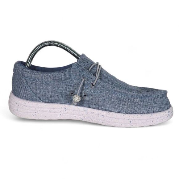Lamo Paula Canvas Slip-on Comfort Shoes Blue JIAXING09 Women's 10 - Picture 7 of 12